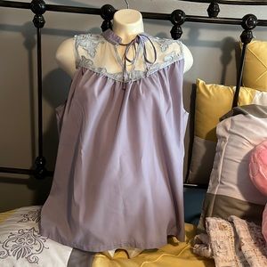EUC Lavender Sleeveless Blouse